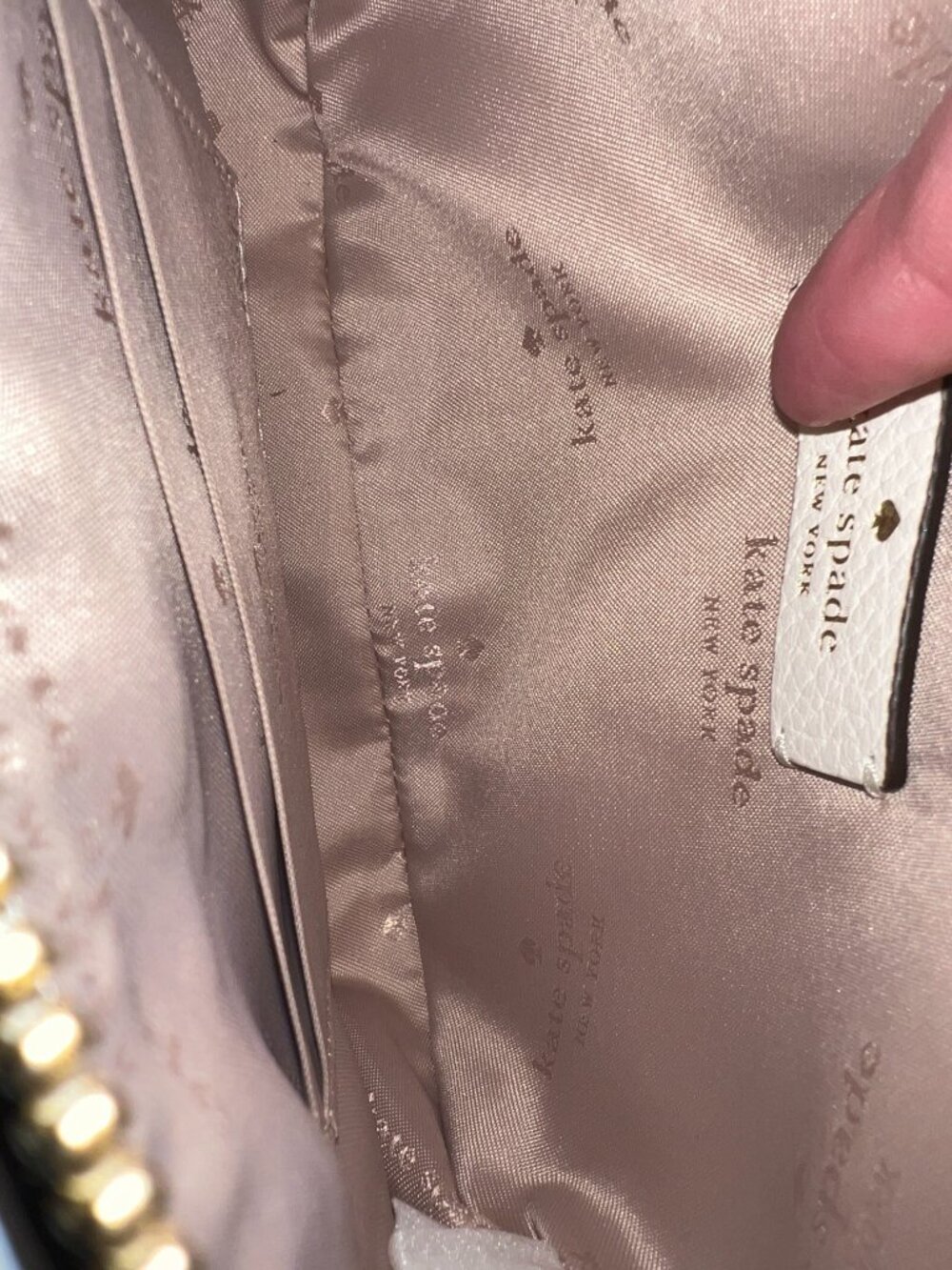♠️ Kate Spade Rosie Pebbled Leather Belt Bag, Parchment White ♠️ - Picture 7 of 8